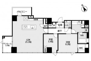 8F間取り