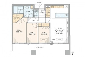  14F間取り